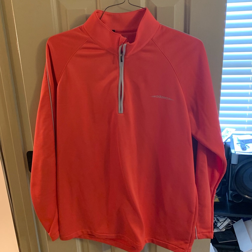 Adidas Zip Up Pullover. Size L.